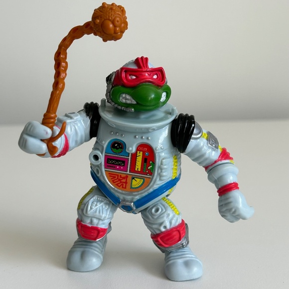 Vintage 1988-1991 Teenage Mutant Ninja Turtles Action Figures Set of 4 - Picture 8 of 16